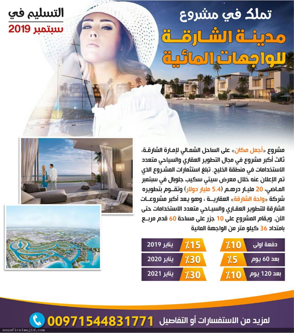 تملك مشروع* (فلل البحر) مدينة